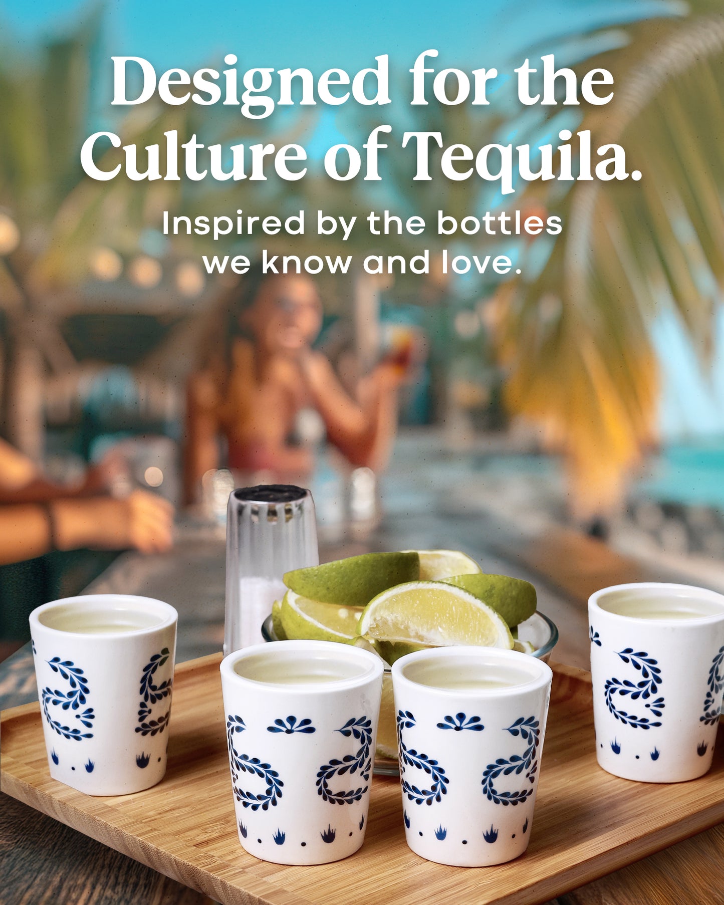 Azul Tequila Shot Glasses Set