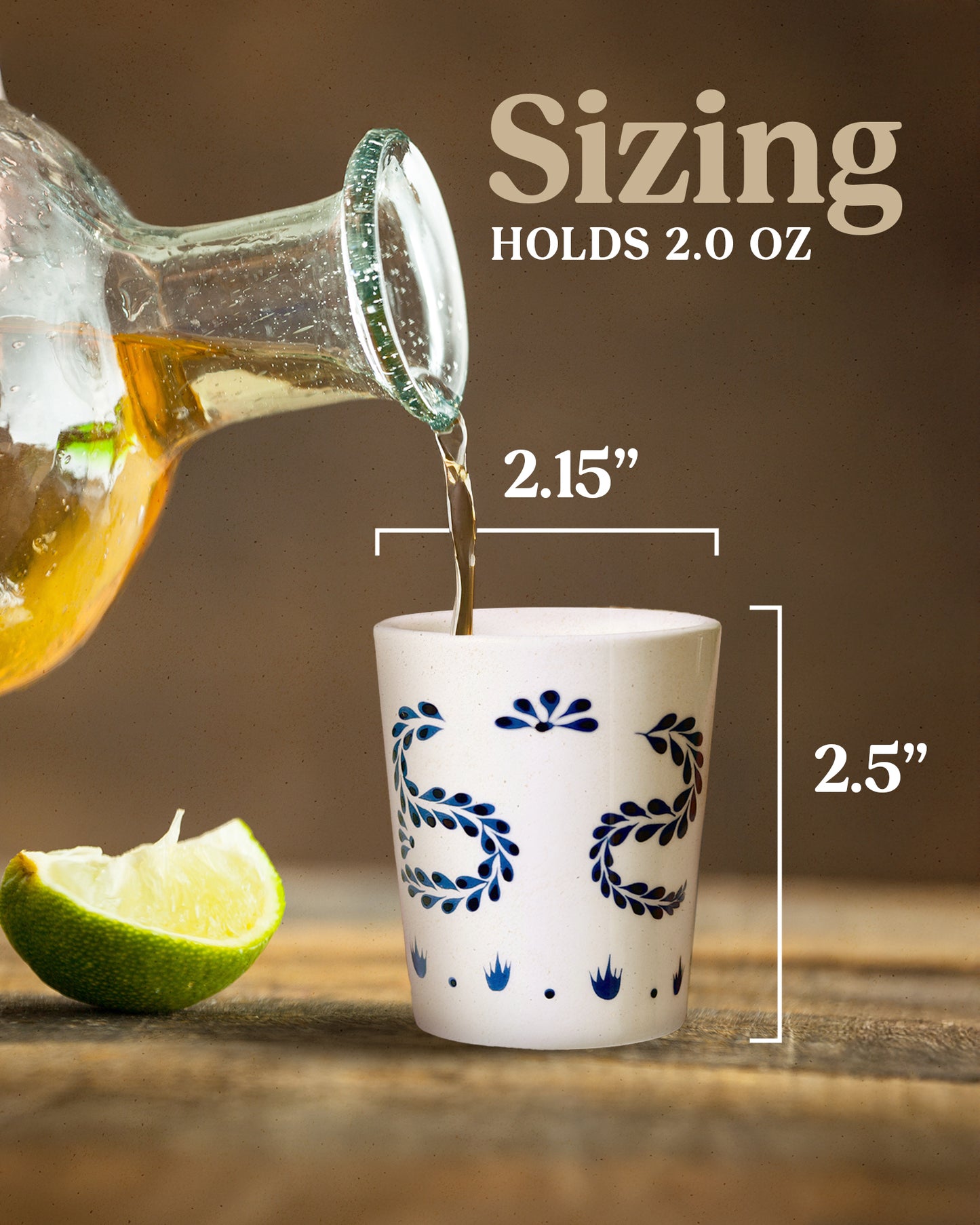 Azul Tequila Shot Glasses Set