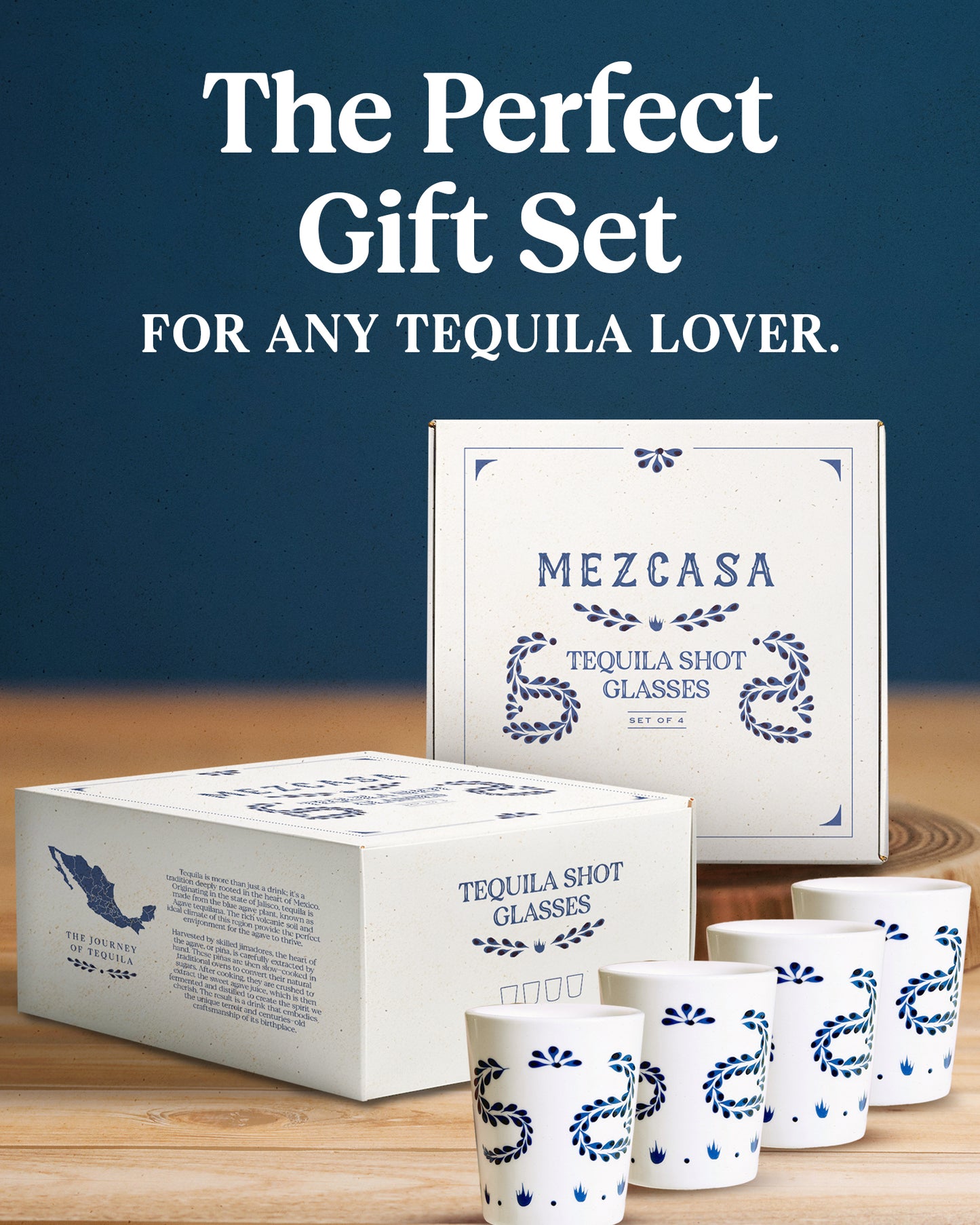 Azul Tequila Shot Glasses Set