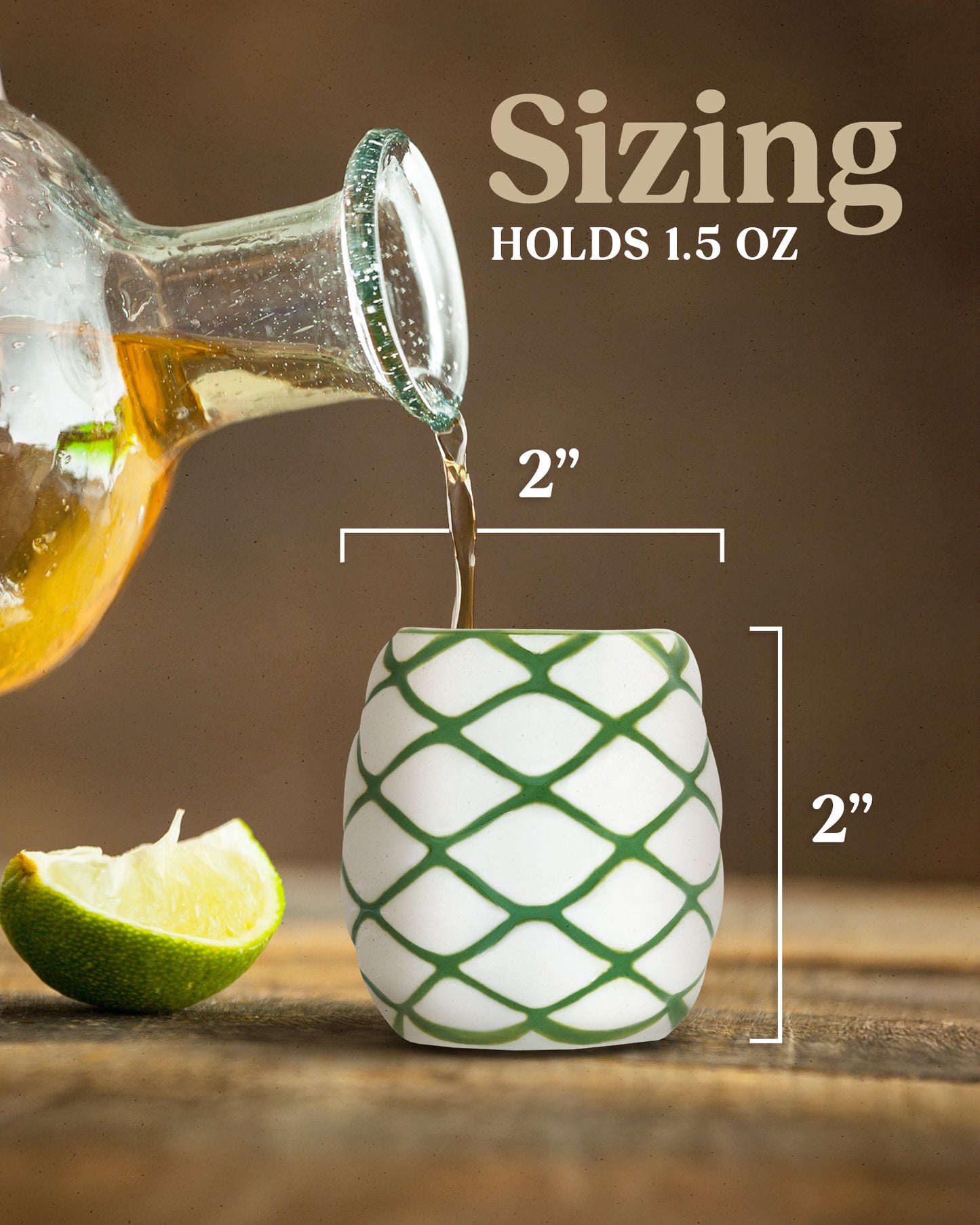 Tequila Shot Glasses Set (Agave)