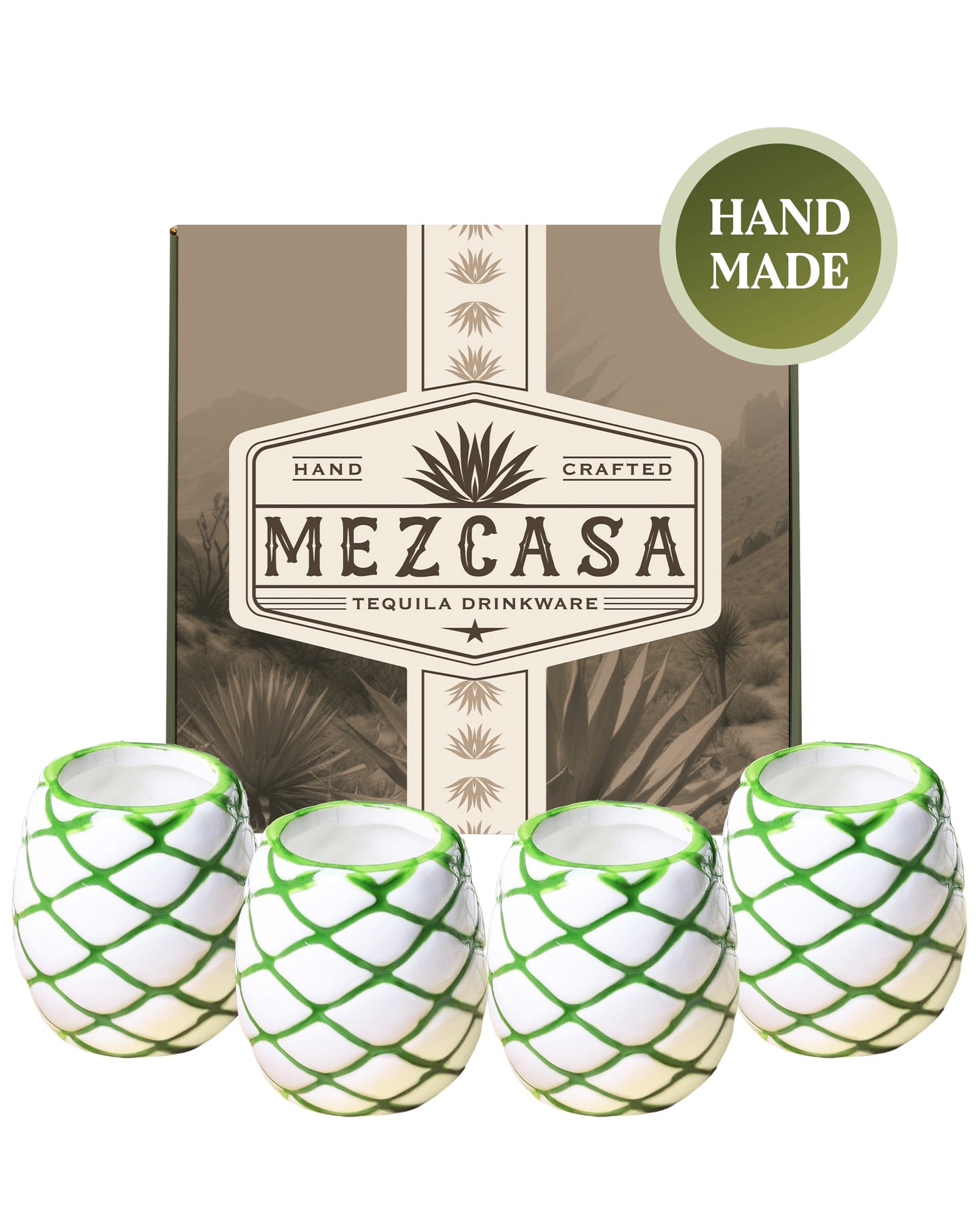 Tequila Shot Glasses Set (Agave)
