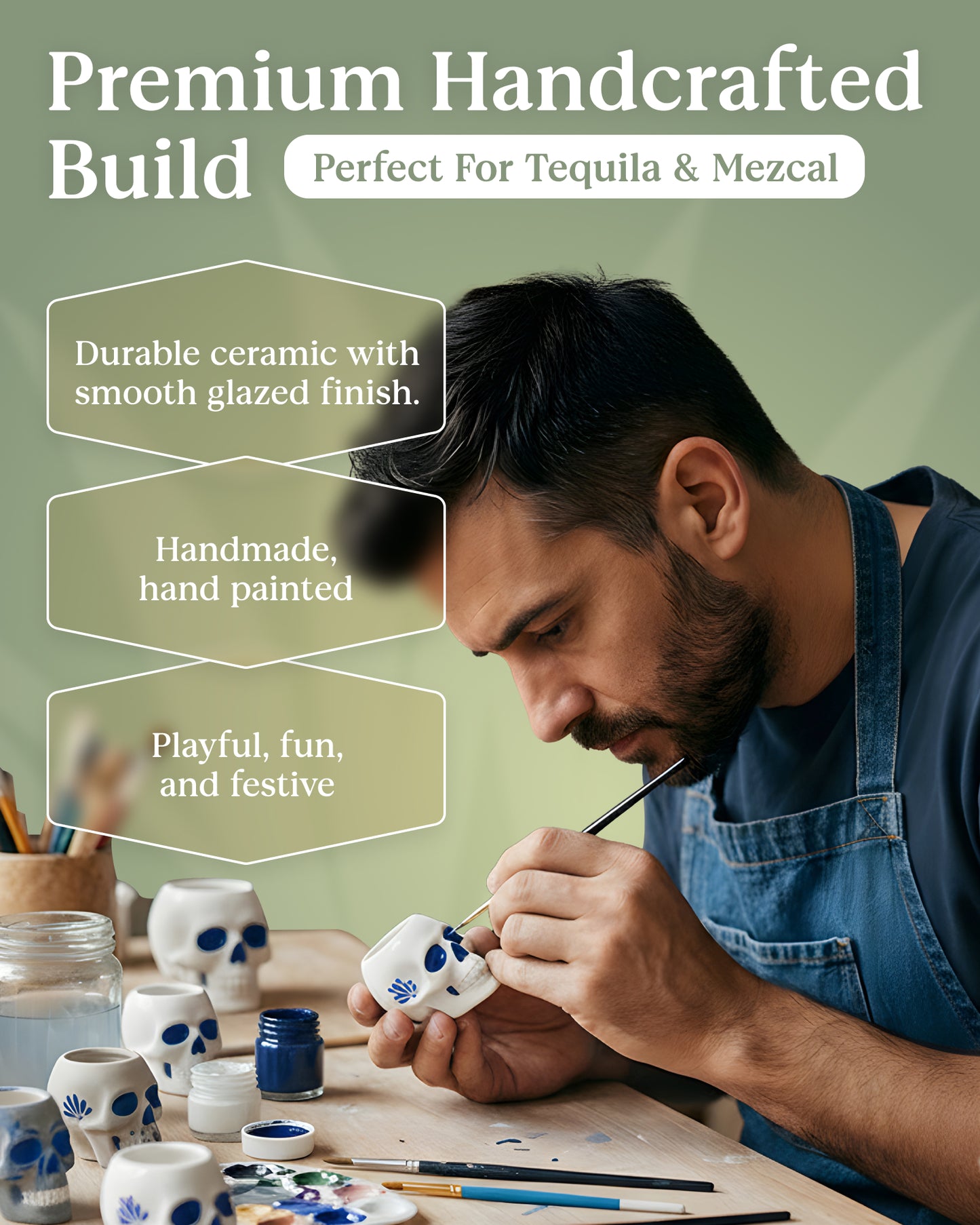 Skull Shot Glasses Set