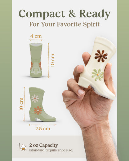 Cowboy Boot Shot Glasses Set – Multi-Color