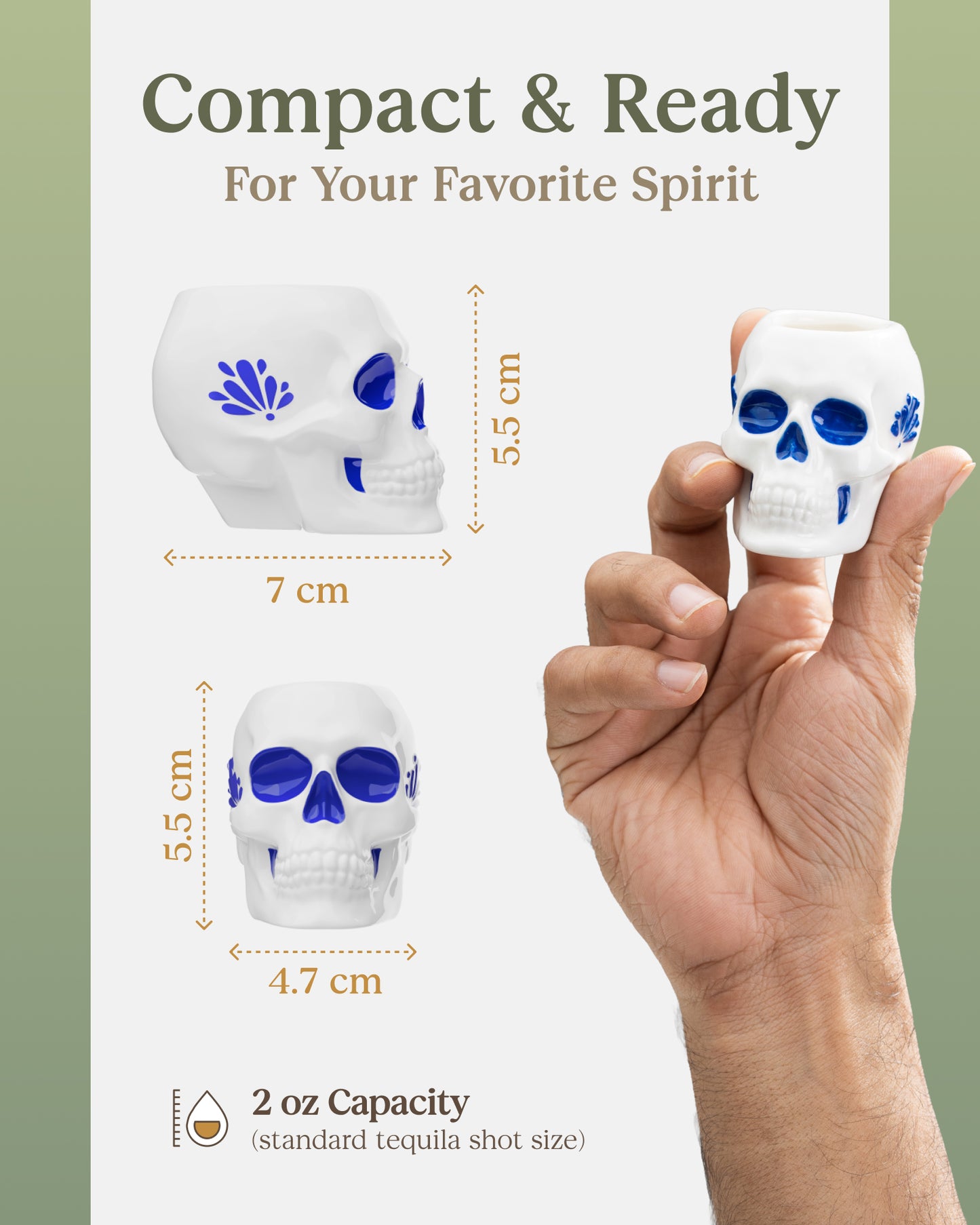 Skull Shot Glasses Set